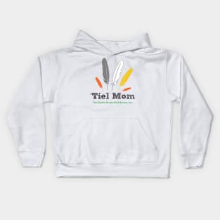 CB tiel mom 2 - black type Kids Hoodie